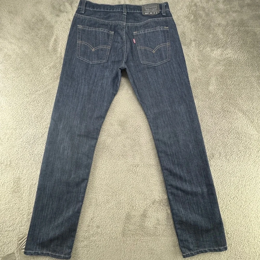 Levi's 511 Slim Fit‎ Dark Wash Jeans Women's Size 18 Reg W29 L29